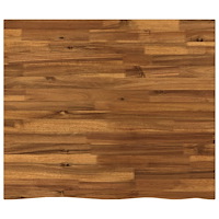 vidaXL Rektangulärt Bordsskiva 90 x 50 x 3,5 cm Rektangulär Naturlig