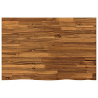 vidaXL Rektangulärt Bordsskiva 90 x 50 x 3,5 cm Rektangulär Naturlig