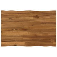 vidaXL Rektangulärt Bordsskiva 90 x 50 x 3,5 cm Rektangulär Naturlig