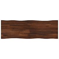 vidaXL Rektangulärt Bordsskiva 90 x 50 x 3,5 cm Rektangulär Mörkbrun