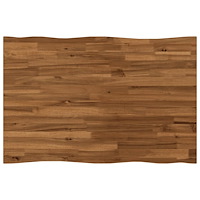 vidaXL Rektangulärt Bordsskiva 90 x 50 x 3,5 cm Rektangulär Naturlig