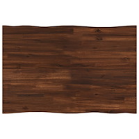 vidaXL Rektangulärt Bordsskiva 90 x 50 x 3,5 cm Rektangulär Mörkbrun