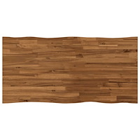 vidaXL Rektangulärt Bordsskiva 90 x 50 x 3,5 cm Rektangulär Naturlig