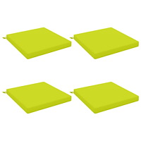 vidaXL 4-delade Sittdynor SOEST 4 st 100% Polyester Klart grön.