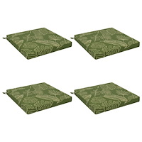 vidaXL 4-delade Sittdynor SOEST 4 st 100% Polyester Bladdesign