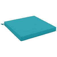 vidaXL 1-delad Sittdyna SOEST 100% Polyester Turkos 70 x 70 x 7 cm