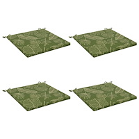 vidaXL 4-delade Sittdynor SOEST 4 st 100% Polyester Bladdesign