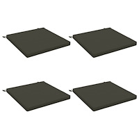 vidaXL 4-delade Sittdynor SOEST 4 st 100% Polyester Antracit