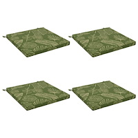 vidaXL 4-delade Sittdynor SOEST 4 st 100% Polyester Bladdesign