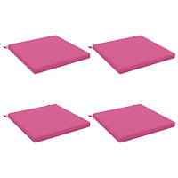 vidaXL 4-delade Sittdynor SOEST 4 st 100% Polyester Rosa