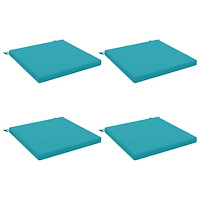 vidaXL 4-delade Sittdynor SOEST 4 st 100% Polyester Turkos