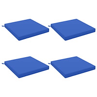 vidaXL 4-delade Sittdynor SOEST 4 st 100% Polyester Kungsblå