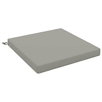 vidaXL 1-delad Sittdyna SOEST 100% Polyester Grå 80 x 80 x 7 cm