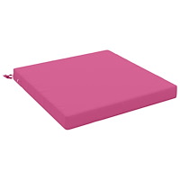 vidaXL 1-delad Sittdyna SOEST 100% Polyester Rosa 80 x 80 x 7 cm
