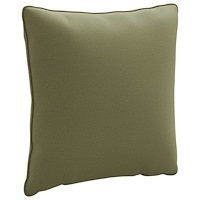 vidaXL 1-delad ryggkudde PUTTEN 100% Polyester Olivgrön