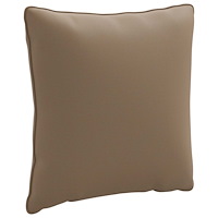 vidaXL 1-delad ryggkudde PUTTEN 100% Polyester Taupe 40 x 40 x 15 cm