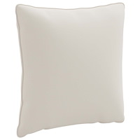 vidaXL 1-delad ryggkudde PUTTEN 100% Polyester Vit 40 x 40 x 15 cm