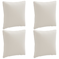 vidaXL 4-delad ryggkudde PUTTEN 4 st 100% Polyester Vit