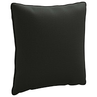 vidaXL 1-delad ryggkudde PUTTEN 100% Polyester Svart 40 x 40 x 15 cm