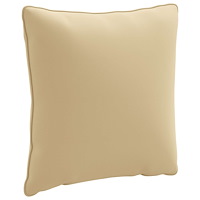 vidaXL 1-delad ryggkudde PUTTEN 100% Polyester Beige 40 x 40 x 15 cm