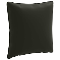 vidaXL 1-delad ryggkudde PUTTEN 100% Polyester Svart 40 x 40 x 15 cm