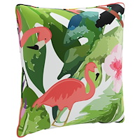 vidaXL 1-delad ryggkudde PUTTEN 100% Polyester Flerfärgsdesign