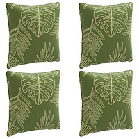 vidaXL 4-delad ryggkudde PUTTEN 4 st 100% Polyester Bladdesign