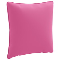 vidaXL 1-delad ryggkudde PUTTEN 100% Polyester Rosa 40 x 40 x 15 cm