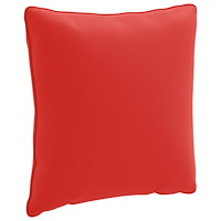 vidaXL 1-delad ryggkudde PUTTEN 100% Polyester Röd 40 x 40 x 15 cm