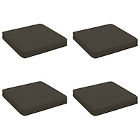 vidaXL 4-delade Sittdynor VUGHT 4 st 100% Polyester Antracit