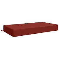 vidaXL Sittkudde SOEST 100% Polyester Röd 120 x 60 x 15 cm