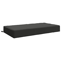 vidaXL Sittkudde SOEST 100% Polyester Antracit 120 x 60 x 15 cm