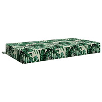 vidaXL Sittkudde SOEST 100% Polyester Bladmönster 120 x 60 x 15 cm