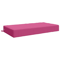 vidaXL Sittkudde SOEST 100% Polyester Rosa 120 x 60 x 15 cm