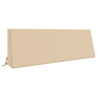 vidaXL Ryggkudde SOEST 100% Polyester Gräddvit 120 x 20 x 40 cm
