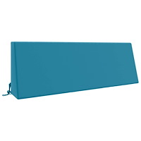 vidaXL Ryggkudde SOEST 100% Polyester Ljusblå 120 x 20 x 40 cm