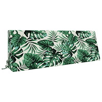 vidaXL Ryggkudde SOEST 100% Polyester Bladmönster 120 x 20 x 40 cm
