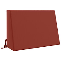 vidaXL Ryggkudde SOEST 100% Polyester Röd 60 x 20 x 40 cm