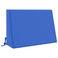 vidaXL Ryggkudde SOEST 100% Polyester Kungsblå 60 x 20 x 40 cm