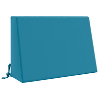 vidaXL Ryggkudde SOEST 100% Polyester Ljusblå 60 x 20 x 40 cm