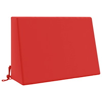 vidaXL Ryggkudde SOEST 100% Polyester Röd 60 x 20 x 40 cm