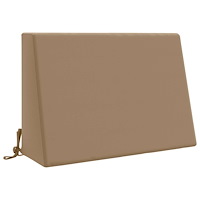 vidaXL Ryggkudde SOEST 100% Polyester Taupe 60 x 20 x 40 cm
