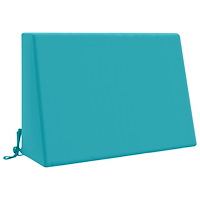 vidaXL Ryggkudde SOEST 100% Polyester Turkos 60 x 20 x 40 cm