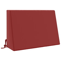 vidaXL Ryggkudde SOEST 100% Polyester Vinröd 60 x 20 x 40 cm