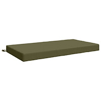 vidaXL Sittkudde SOEST 100% Polyester Olivgrön 120 x 80 x 10 cm