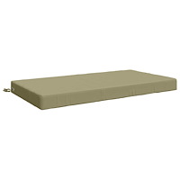 vidaXL Sittkudde SOEST 100% Polyester Ljusgrön 120 x 80 x 10 cm