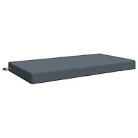 vidaXL Sittkudde SOEST 100% Polyester Blå 120 x 80 x 10 cm
