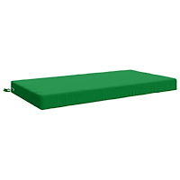 vidaXL Sittkudde SOEST 100% Polyester Grön 120 x 80 x 10 cm