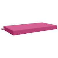 vidaXL Sittkudde SOEST 100% Polyester Rosa 120 x 80 x 10 cm