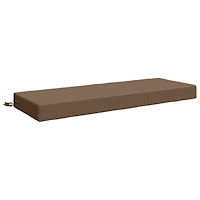 vidaXL Sittkudde SOEST 100% Polyester Taupe 120 x 40 x 10 cm